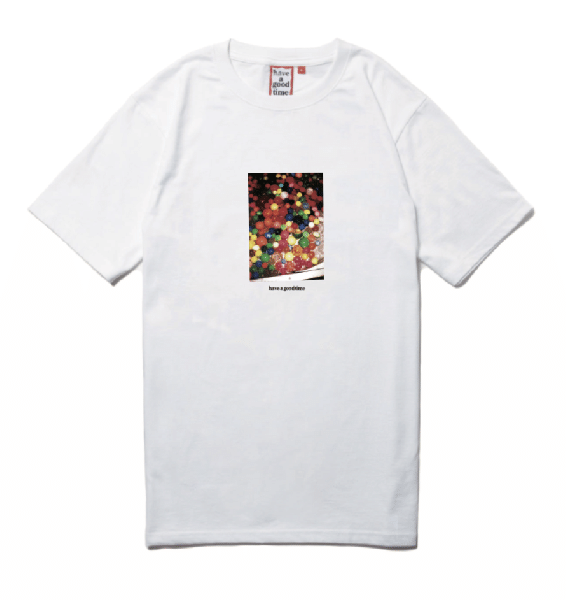 SUPER BALL PHOTO S/S TEE WHITE