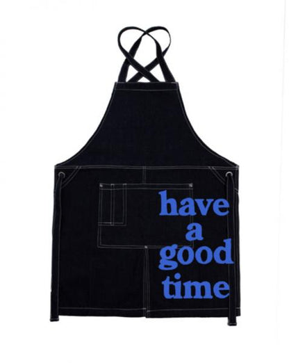 LOGO APRON INDIGO