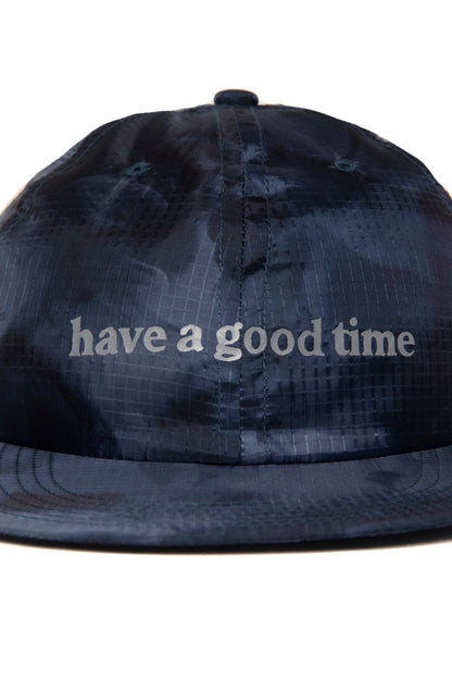 SIDE LOGO REFLECTIVE PRINT TIE DYE CAP NAVY