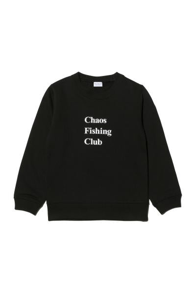 CFC-23AW-KIDS01 KIDS LOGO CREW NECK L/S BLACK