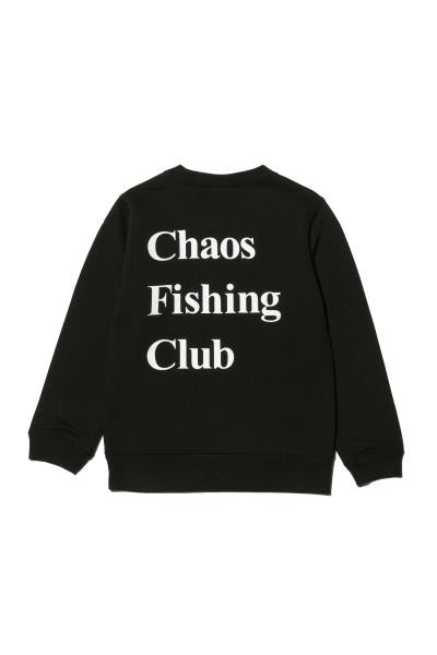 CFC-23AW-KIDS01 KIDS LOGO CREW NECK L/S BLACK