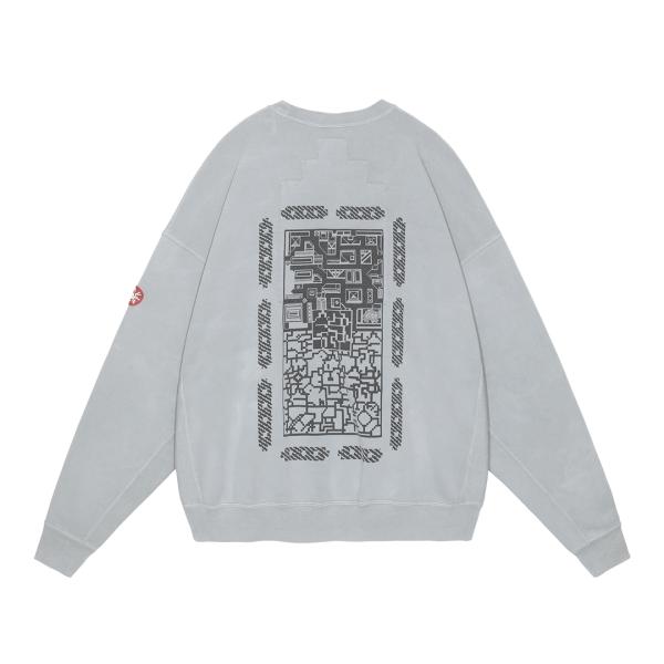 CES27CS02 OVERDYE FK MindfulnessBlock CREW NECK