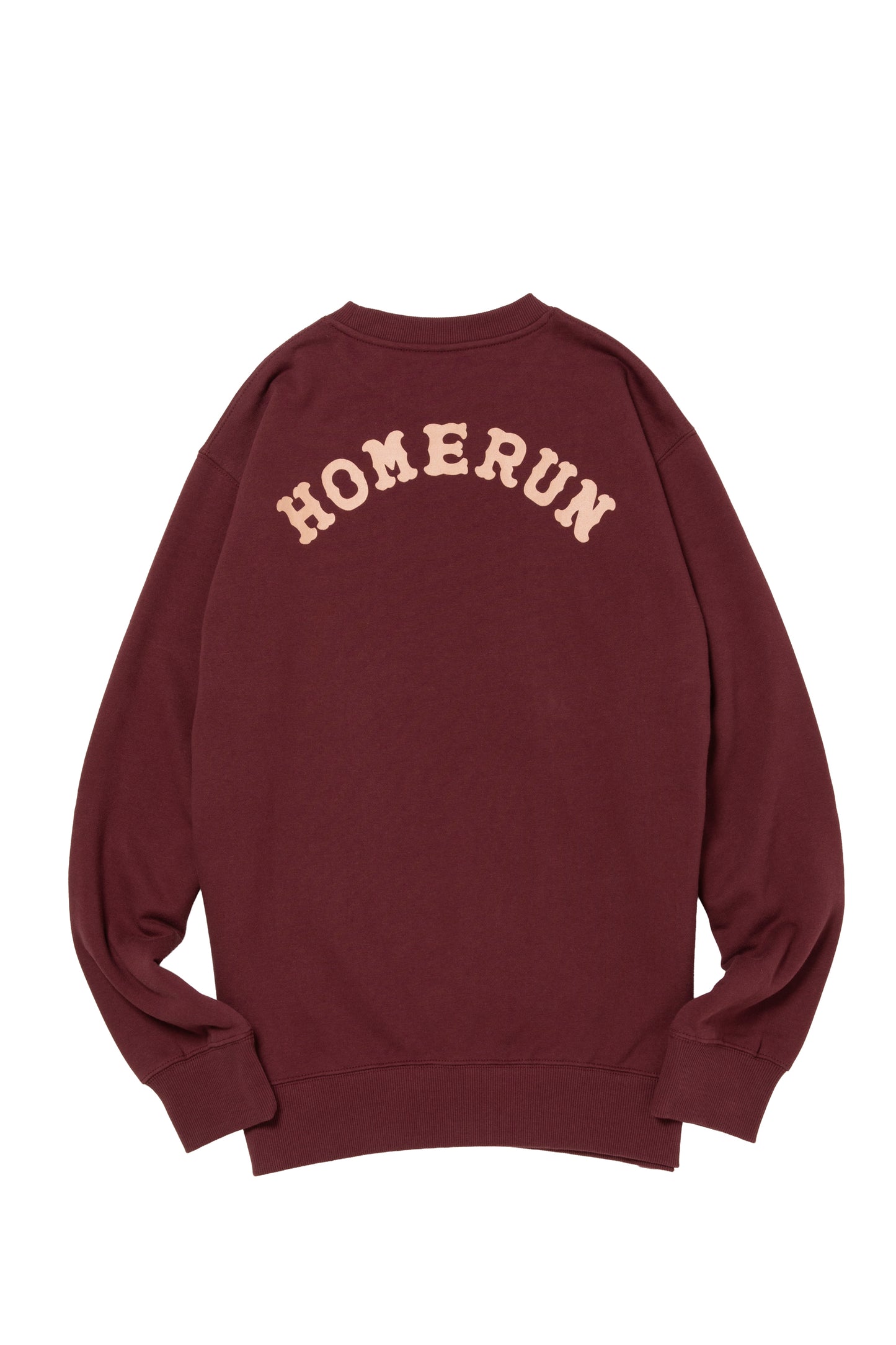 THROW UP MAN FRAME CREWNECK FL MAROON