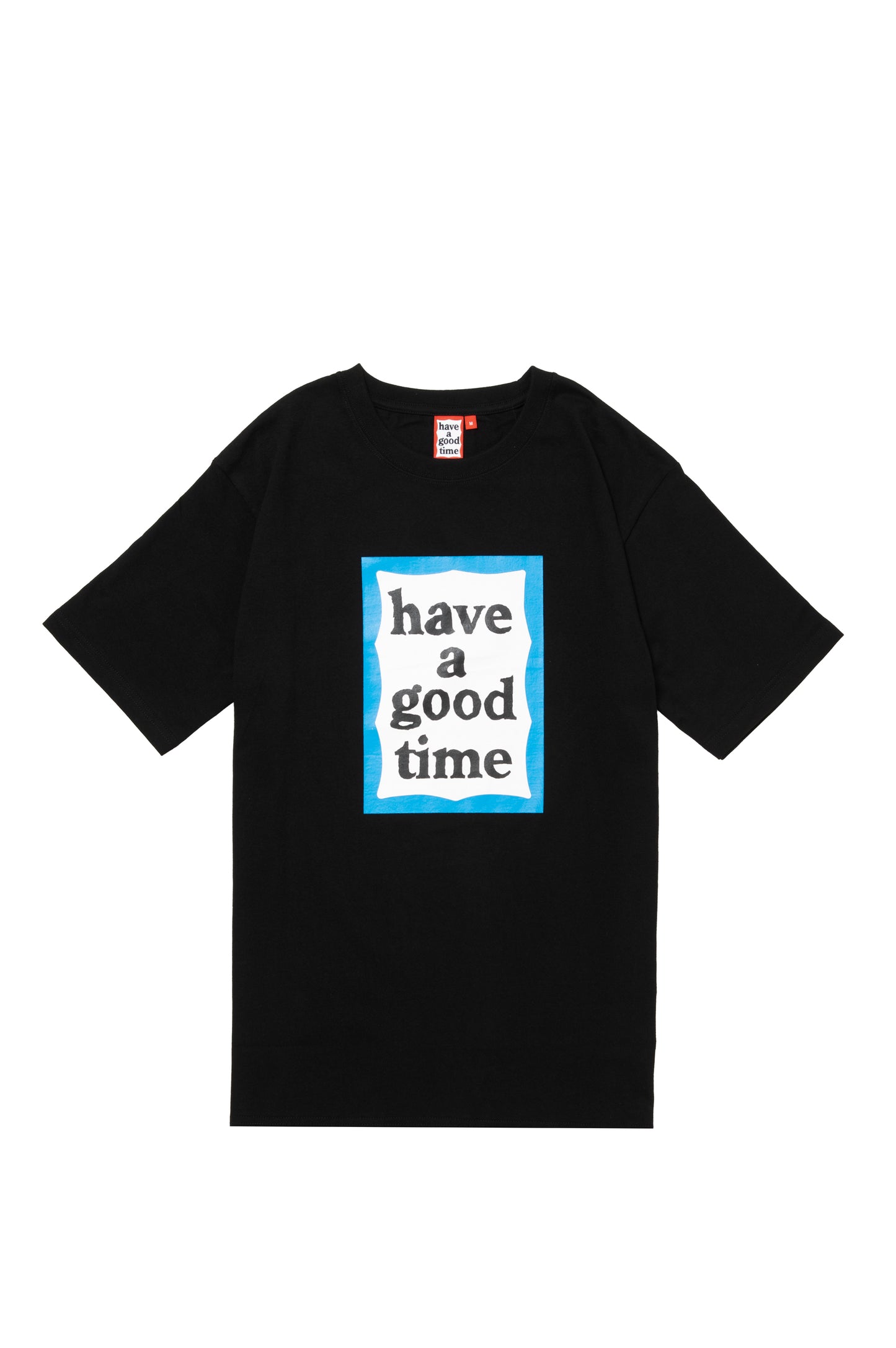 BLUE FRAME S/S TEE BLACK