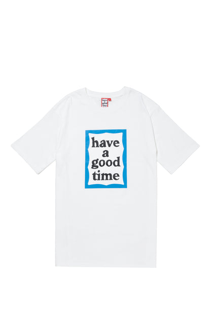 BLUE FRAME S/S TEE WHITE