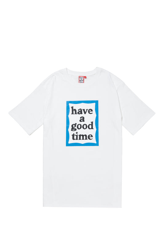 BLUE FRAME S/S TEE WHITE