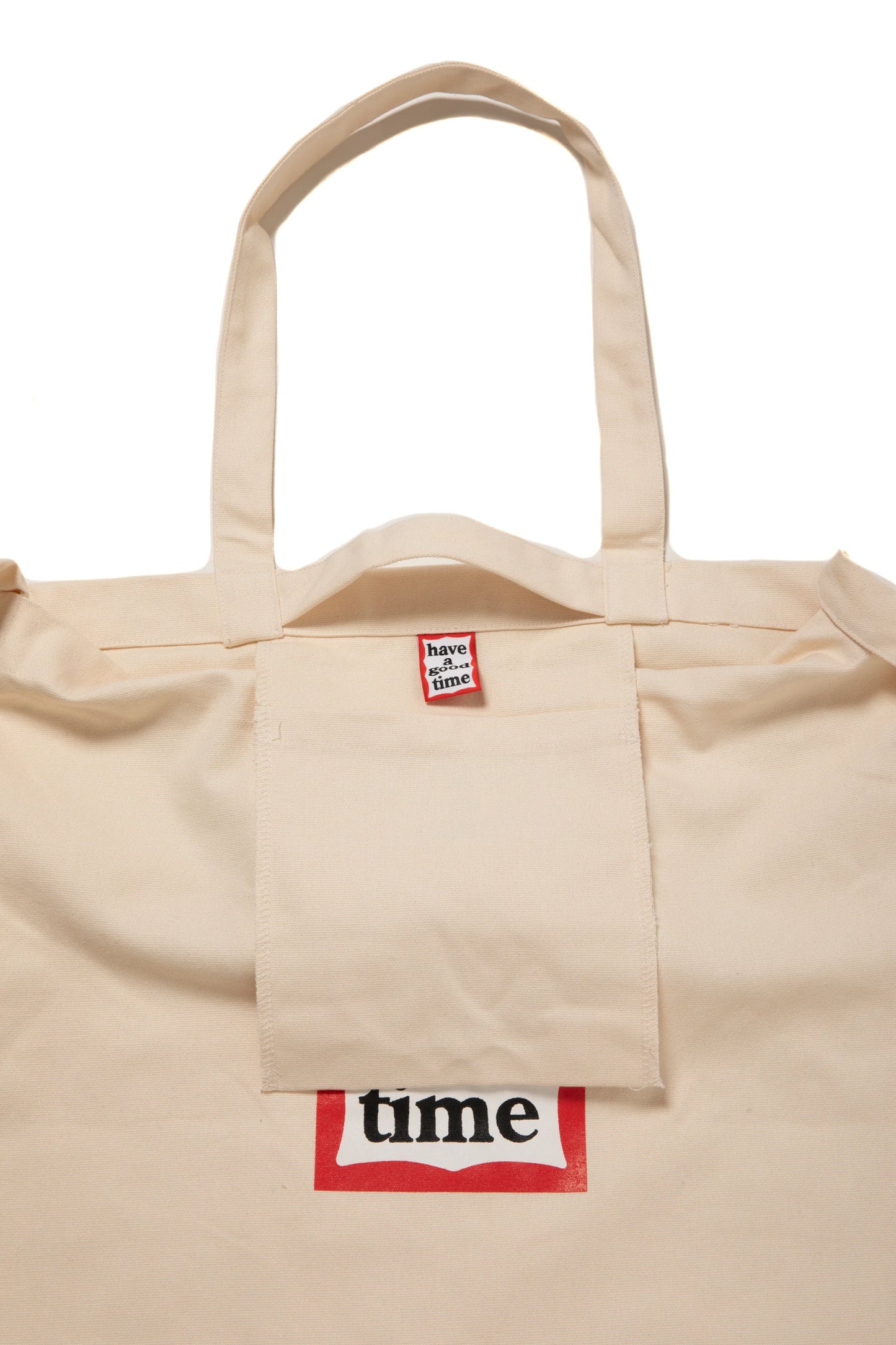 BLUE FRAME CANVAS 3WAY TOTE NATURAL