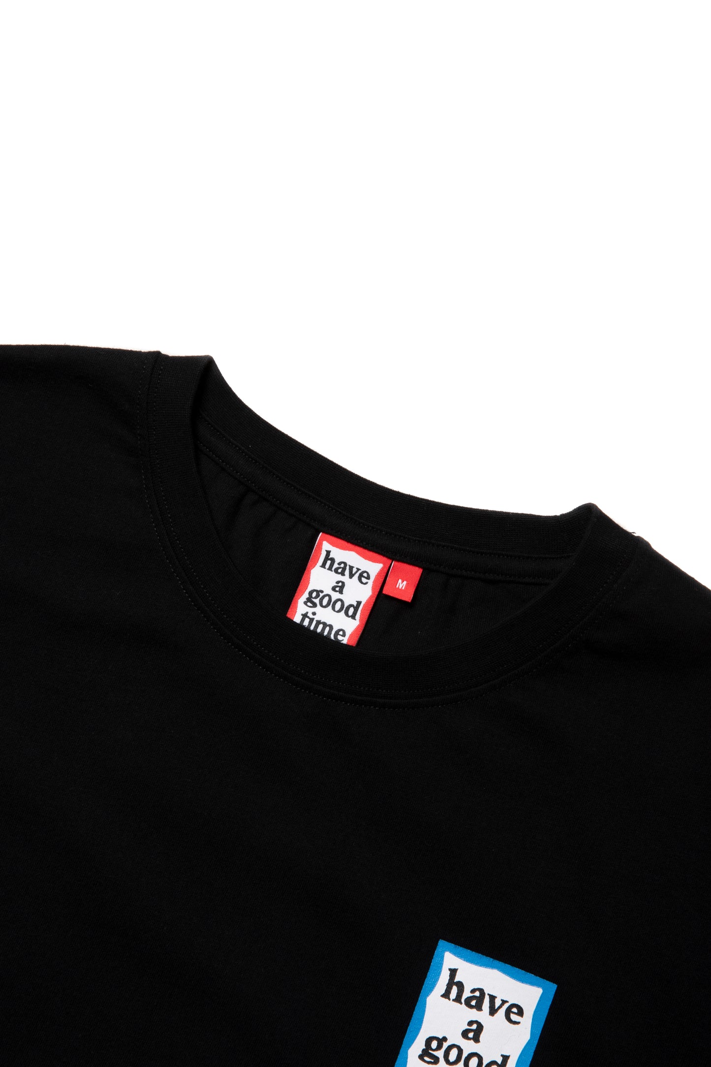 MINI BLUE FRAME S/S TEE BLACK