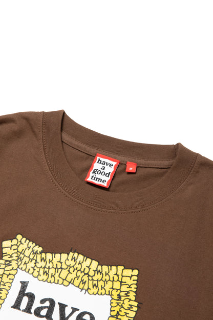 WANTO FRAME S/S TEE CHOCOLATE