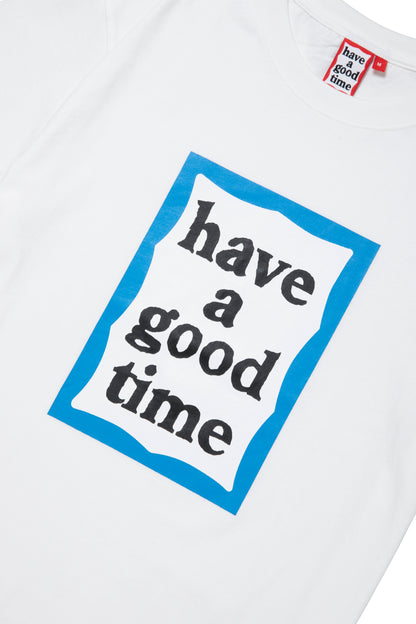 BLUE FRAME S/S TEE WHITE