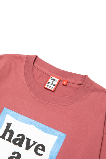 BLUE FRAME S/S TEE ROSE