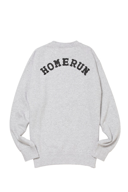THROW UP MAN FRAME CREWNECK FL ASH GRAY