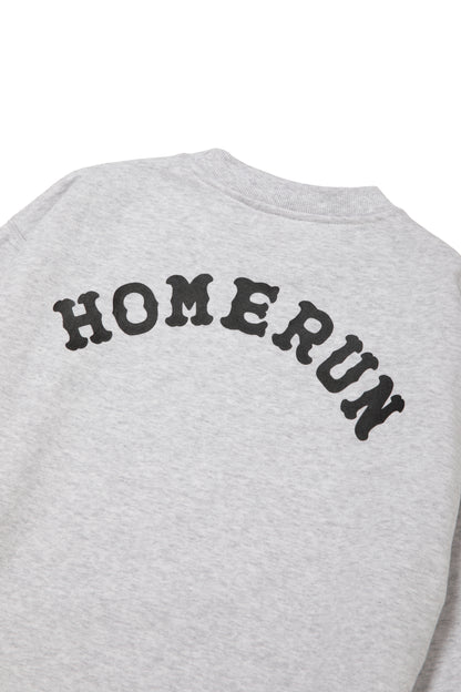 THROW UP MAN FRAME CREWNECK FL ASH GRAY