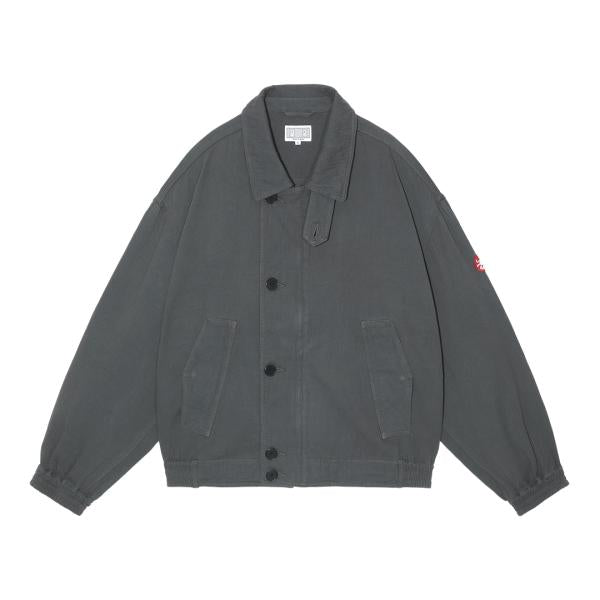 CES27JK15 SOFT COTTON ZIP JACKET CHARCOAL