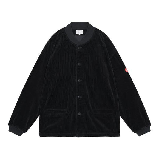 CES25JK14 6W CORD BUTTON UP JACKET BLACK