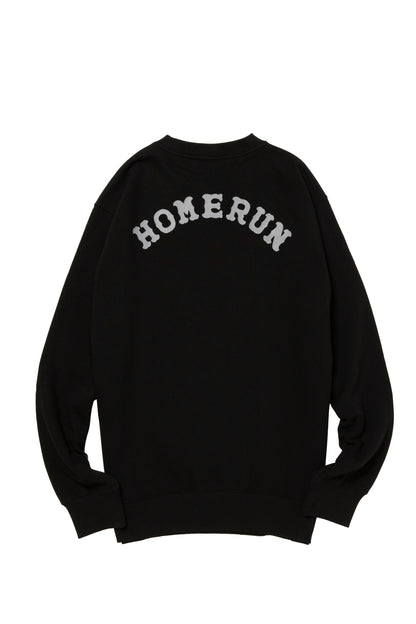THROW UP MAN FRAME CREWNECK FL BLACK