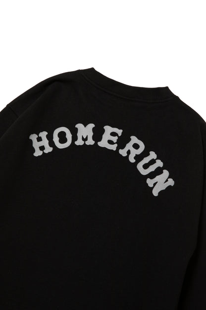 THROW UP MAN FRAME CREWNECK FL BLACK