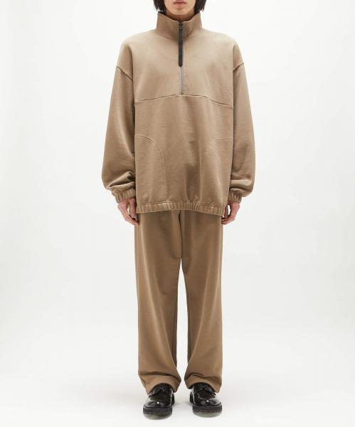 [2232-CS16-030] HALF ZIP BLOUSON BEIGE