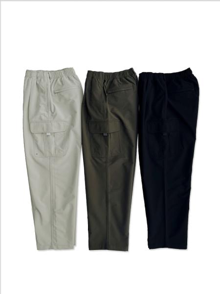 Stretch Cargo Slacks BLACK