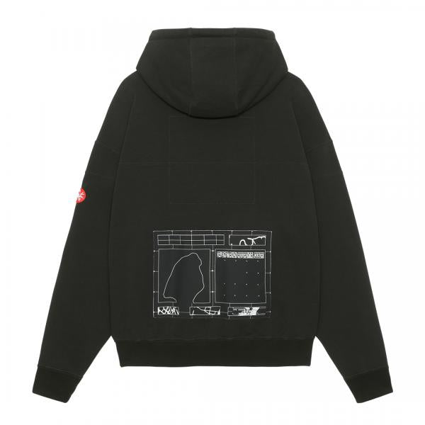 CES23CS13 CURVED SWITCH HOODY BLACK