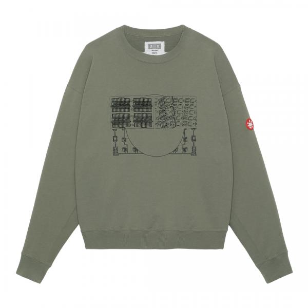 CES23CS07 NOT IDENTICAL TO CREW NECK GREEN