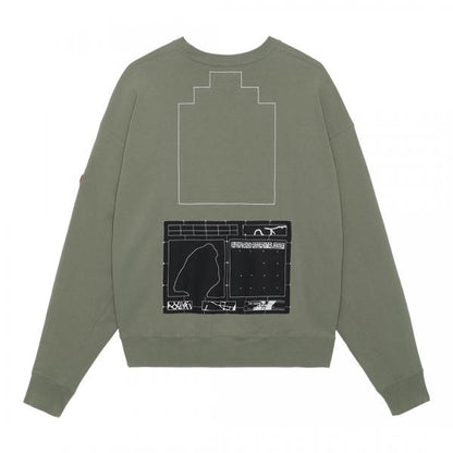 CES23CS07 NOT IDENTICAL TO CREW NECK GREEN