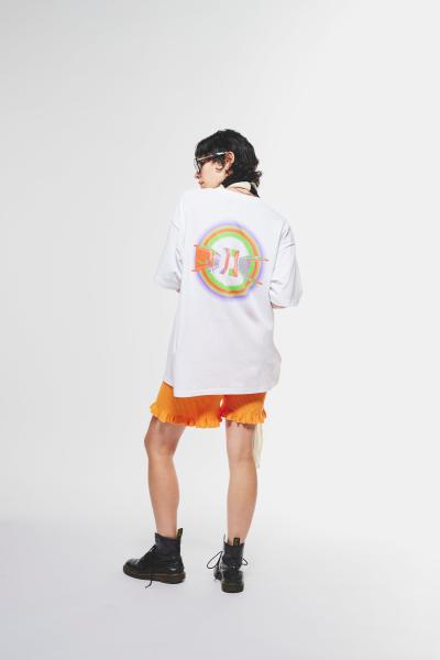 RDC × YOSHIROTTEN Circle Rainbow S/S Tee WHITE