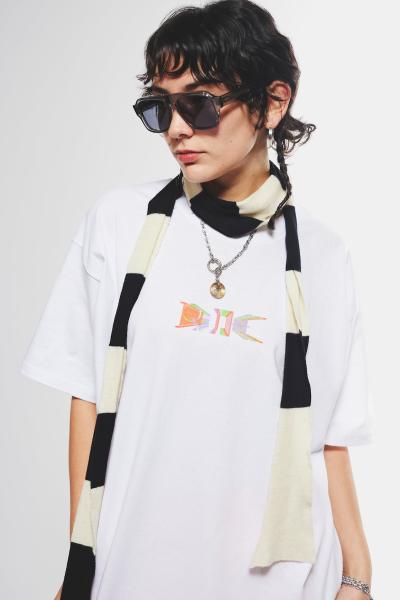 RDC × YOSHIROTTEN Circle Rainbow S/S Tee WHITE