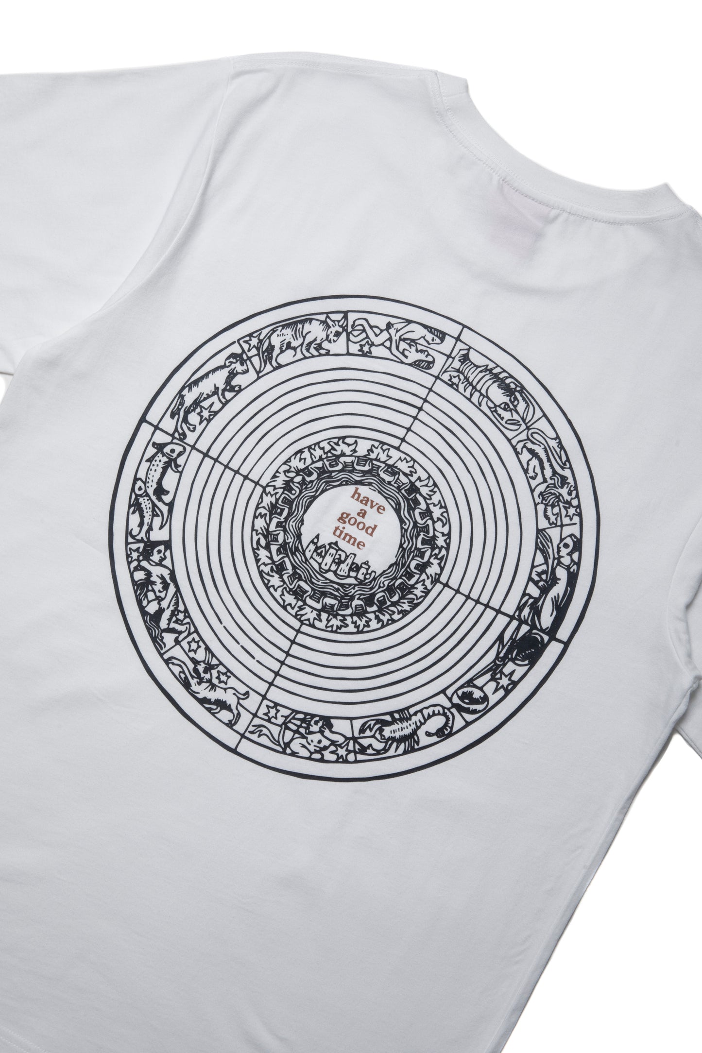 ZODIAC LOGO S/S TEE WHITE