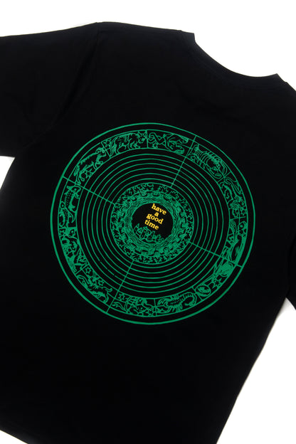 ZODIAC LOGO S/S TEE BLACK