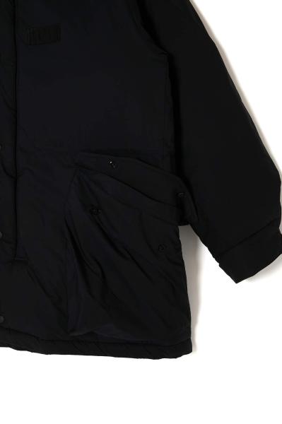 9242-CO01-001 HOODIE COAT BLACK