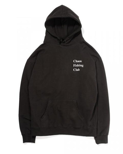 CFC-23SS-CUT01 LOGO HOODIE BLACK