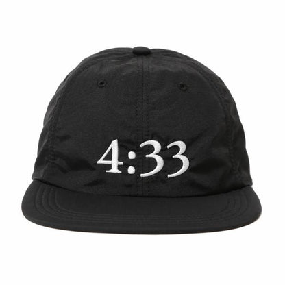 SOFT BRIM 6 PANEL CAP (4:33) BLACK