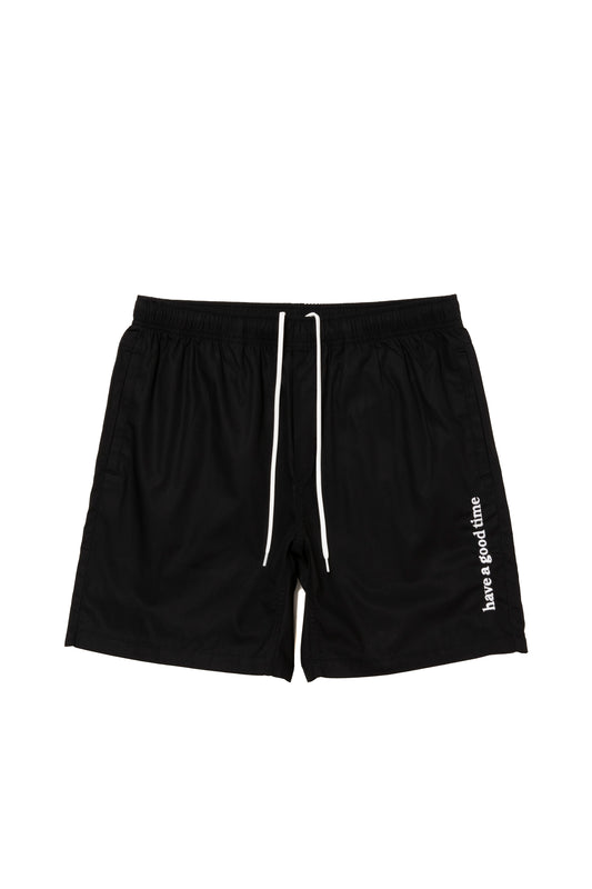 SIDE LOGO EMB EASY SHORTS BLACK
