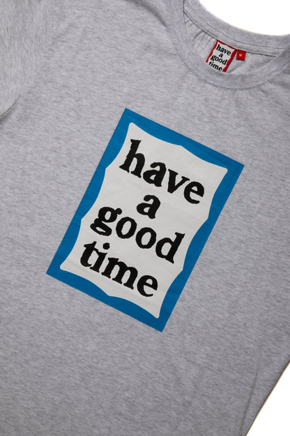 BLUE FRAME S/S TEE ASH GRAY