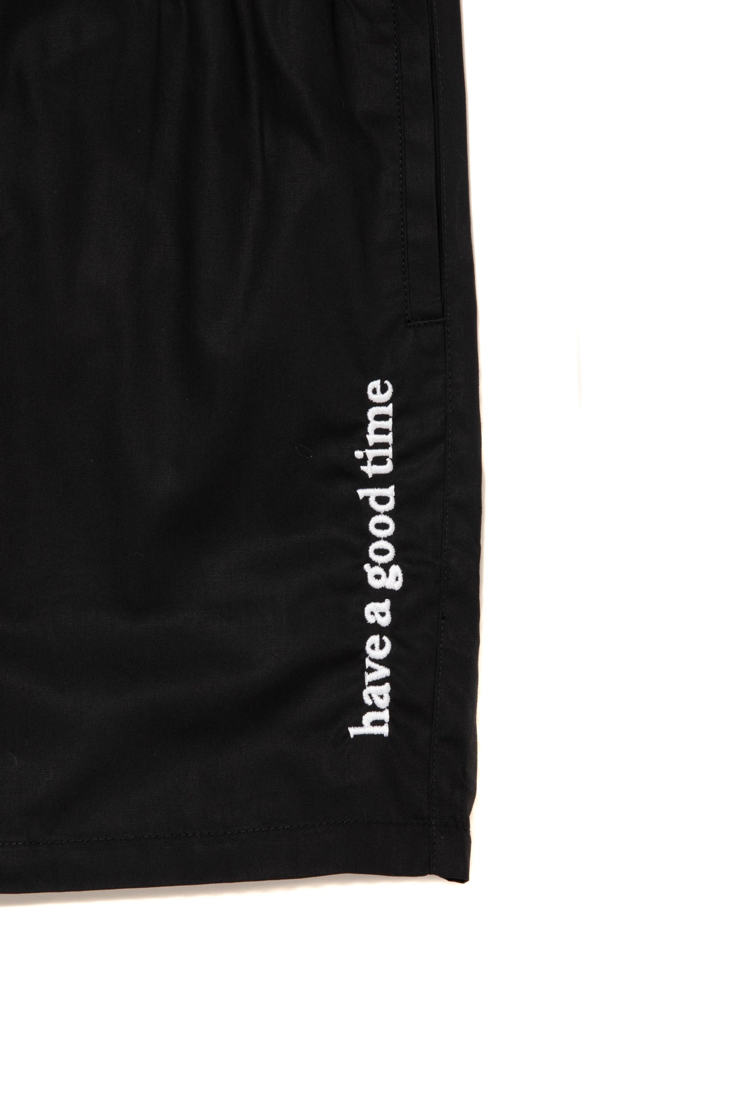 SIDE LOGO EMB EASY SHORTS BLACK