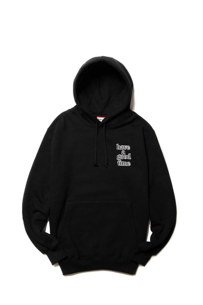 MINI LOGO EMB PULLOVER HOODIE FL BLACK