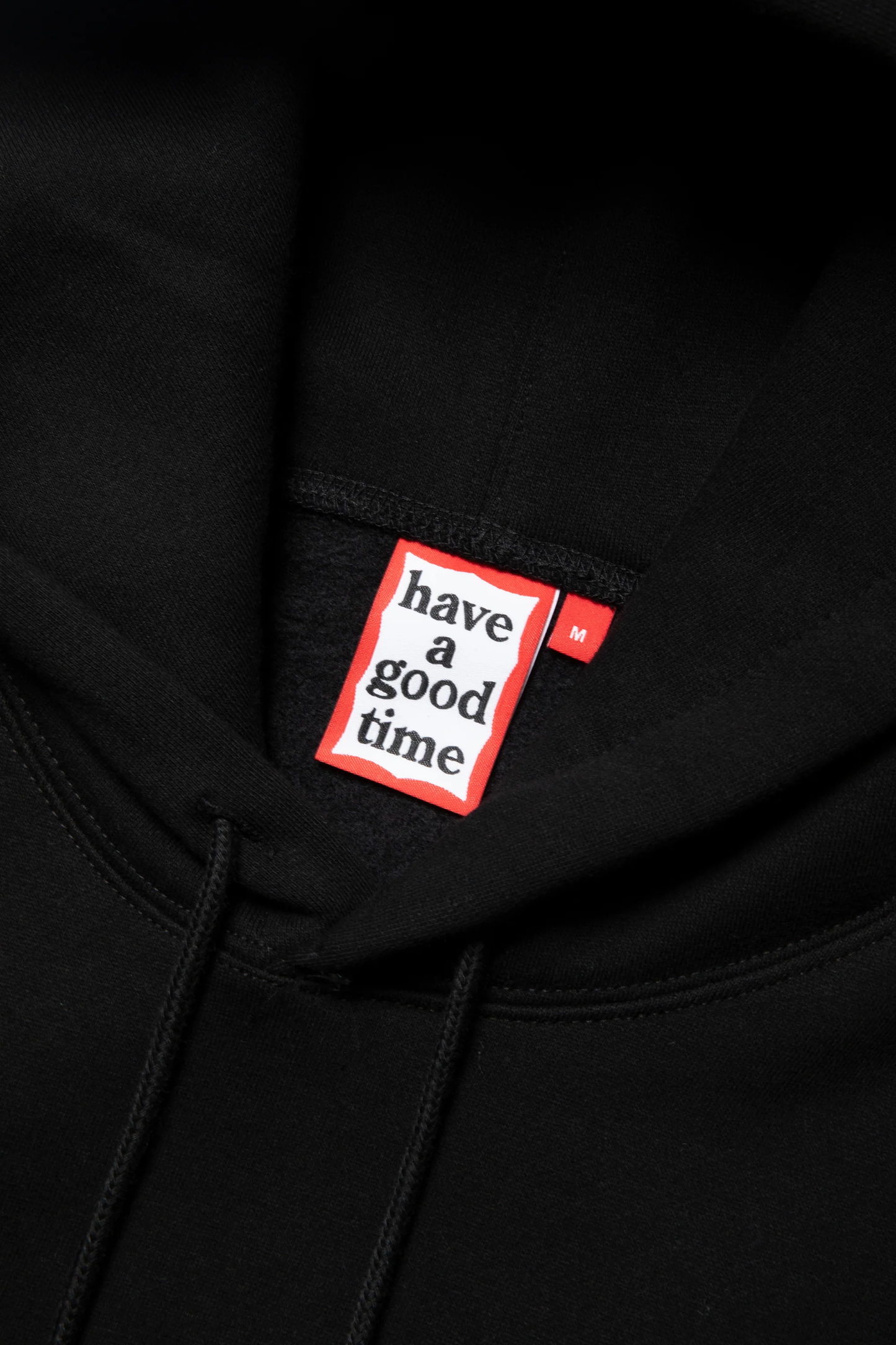 MINI LOGO EMB PULLOVER HOODIE FL BLACK
