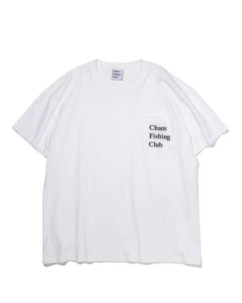 CFC-23SS-SS01 LOGO POCKET S/S WHITE