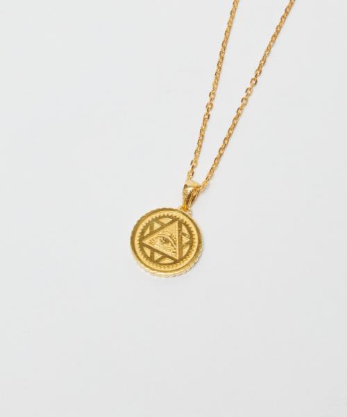 BAL-A-656 CULT MEDAL PENDANT GOLD