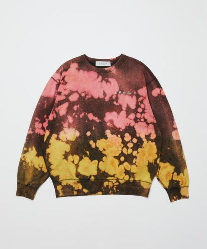 BAL-2121 LOGO TIE DYE CREW by YUKIDYE BLACK