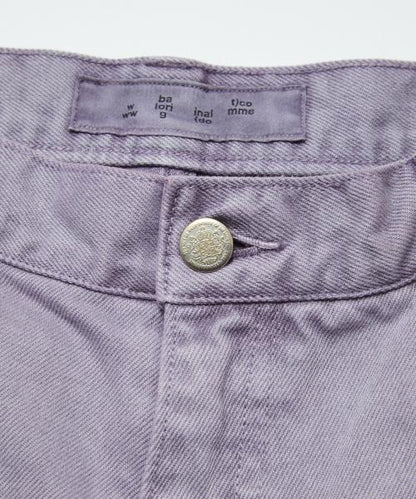 BAL-2133 LOOSE FIT PIGMENT DYE 5P JEAN S.LAVENDER