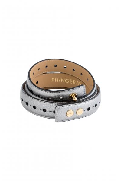 PD-212-WA-161 FLEXI BELT SILVER