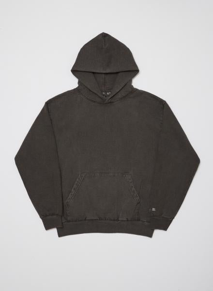 BAL-1967	PIGMENT DYE HOODIE SWEAT CARBON