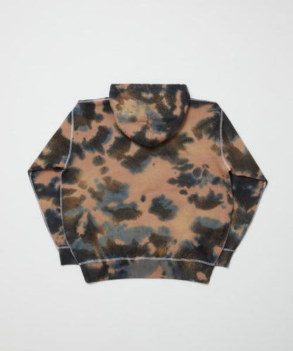 BAL-2072	LOGO TIE DYE HOODIE COCOA