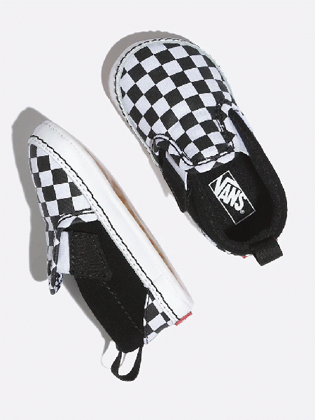 vans Infrant Checker Slip-On V Crib VN0A2XSLFB7