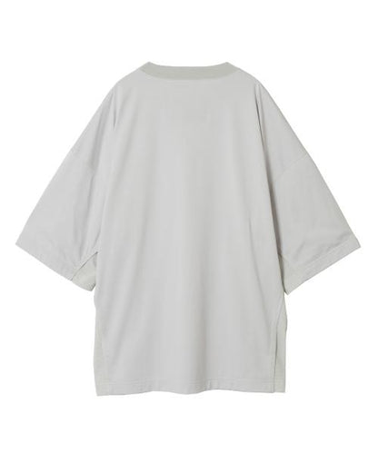 【9241-CS53-033CREW NECK HALF SLEEVE T-SHIRT L.GRAY