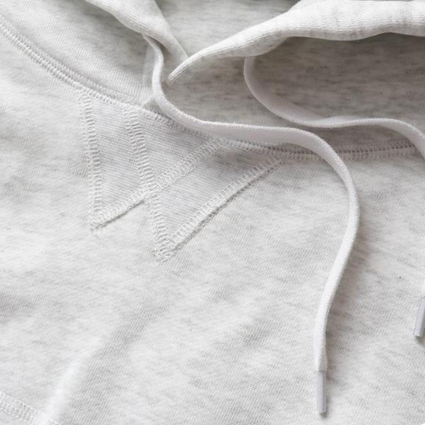 Stiched Hoodie White Heather