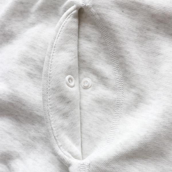 Stiched Hoodie White Heather