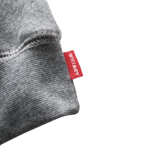 Stiched Hoodie Charcoal Heather